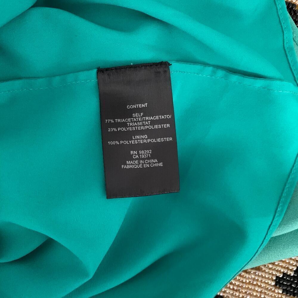 Tibi Green Scoop Neck Tank Top Size 4 - Picture 4 of 4